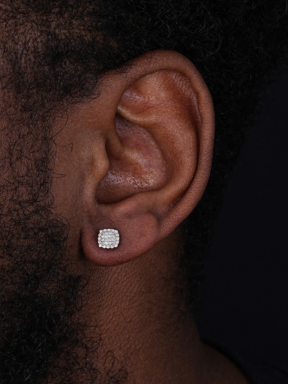 Moissanite MC Iced Out Earrings | 925 Silver