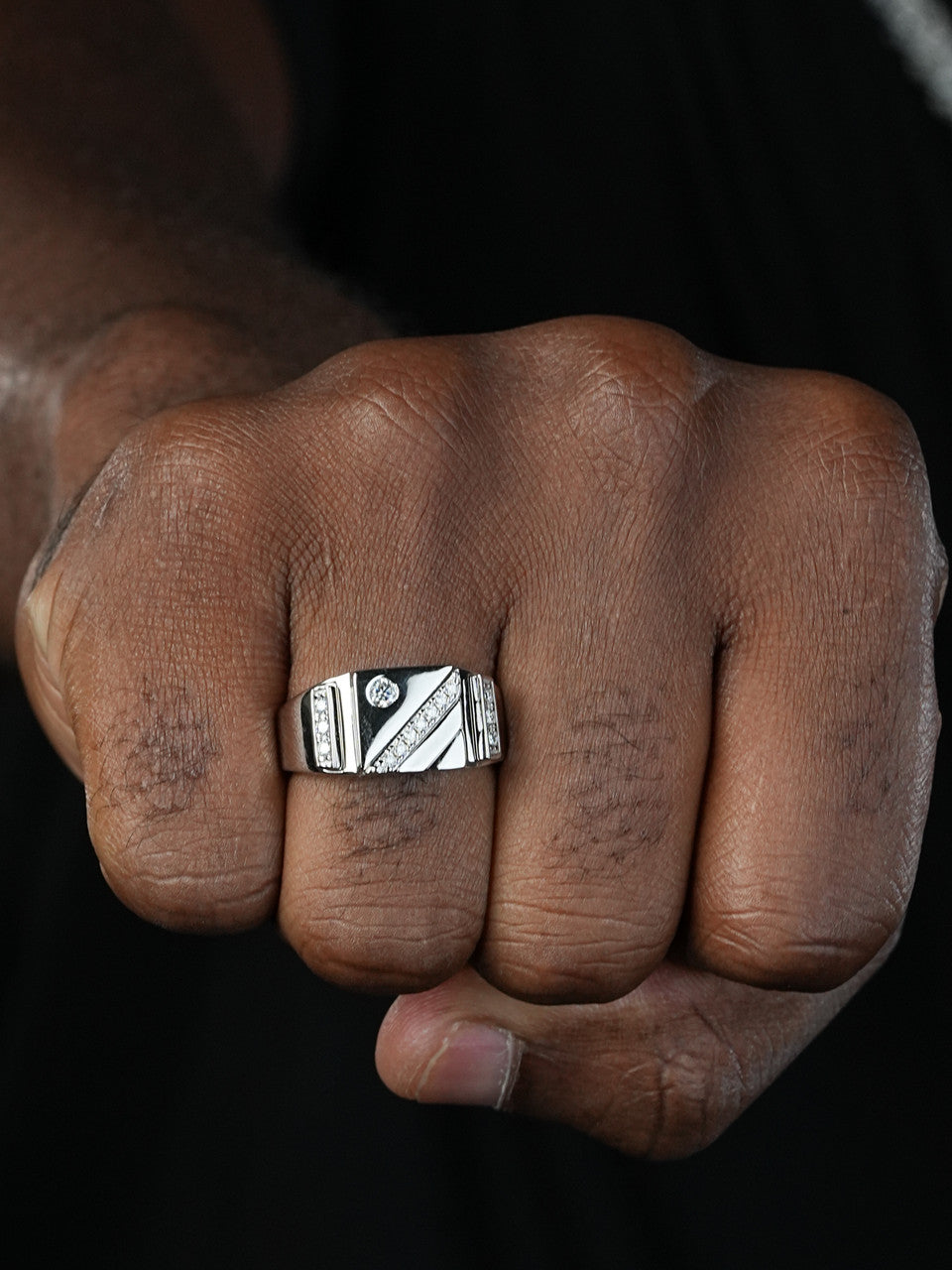 Moissanite Old Timer Ring | 925 Silver