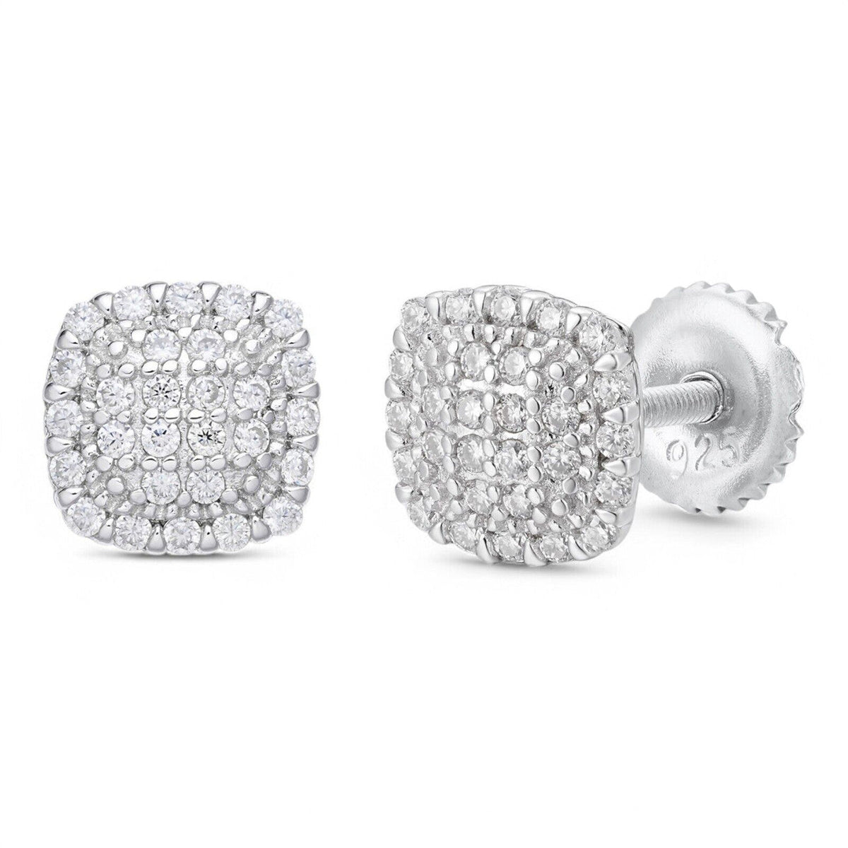 Moissanite MC Iced Out Earrings | 925 Silver