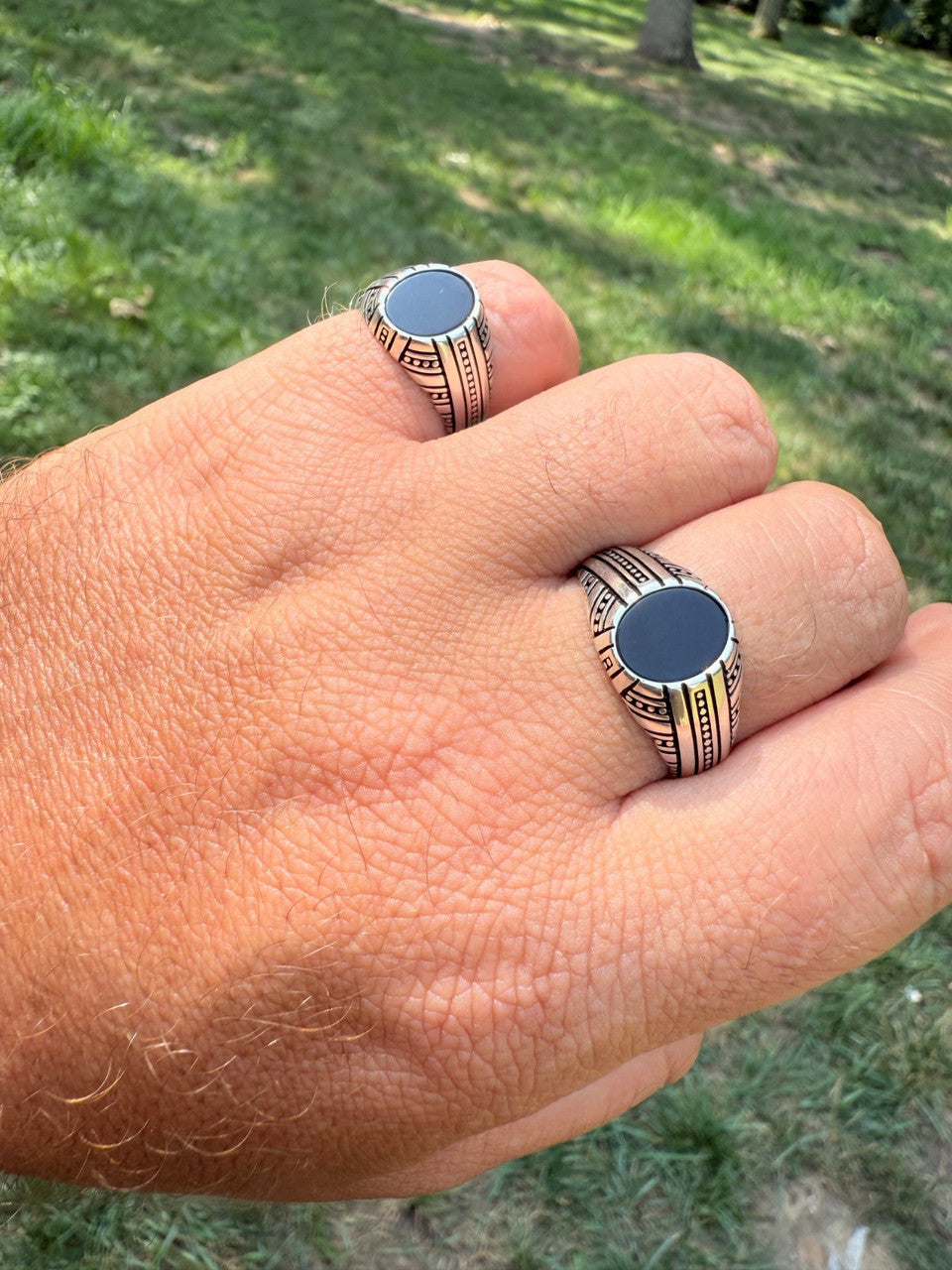 Navajo Tribe Ring | 925 Silver Oxidized