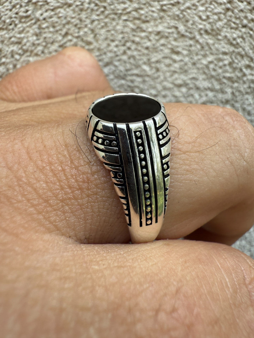 Navajo Tribe Ring | 925 Silver Oxidized
