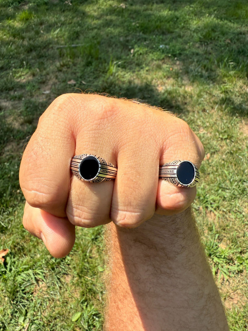 Navajo Tribe Ring | 925 Silver Oxidized