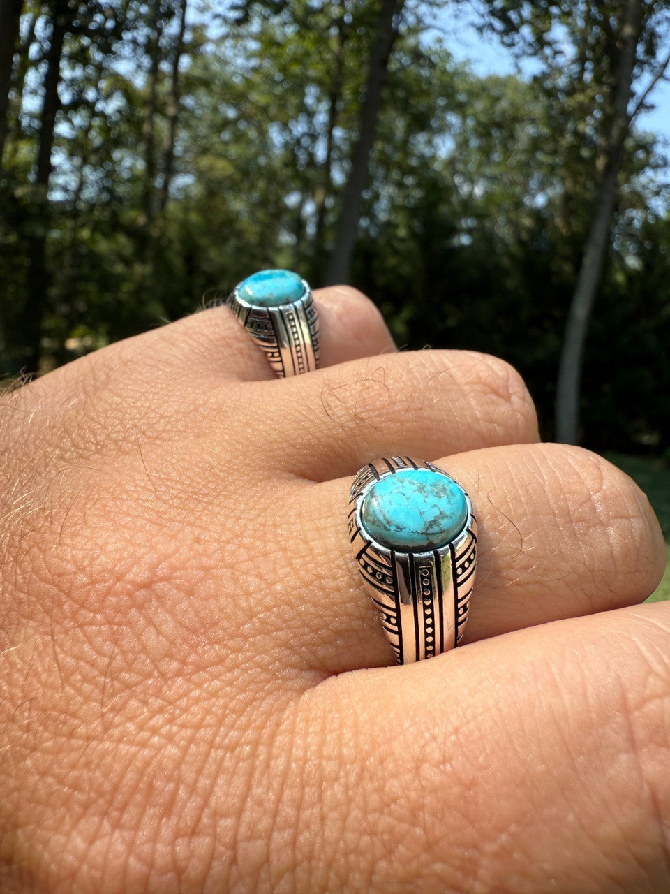 Navajo Tribe Ring | 925 Silver Oxidized