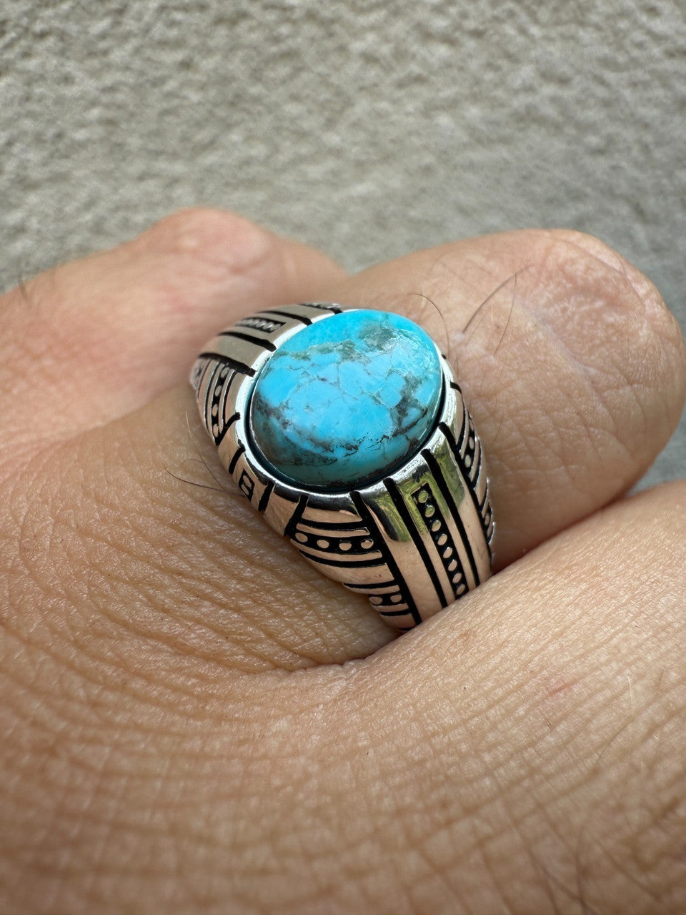 Navajo Tribe Ring | 925 Silver Oxidized