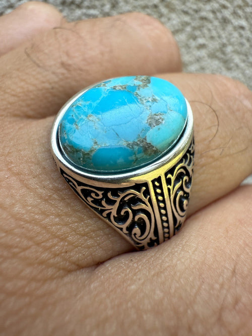 Arabian Nights Ring | 925 Silver Oxidized
