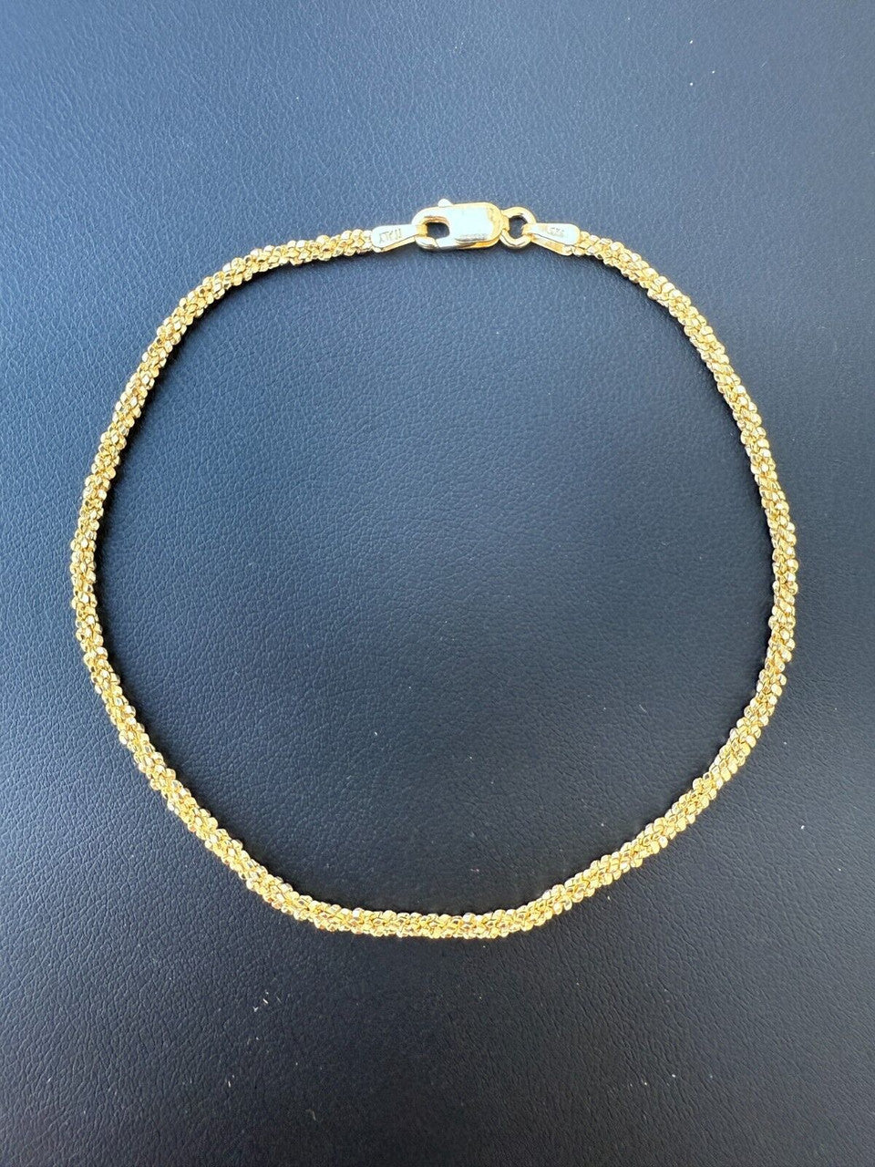 Sparkle Link Bracelet | 14k Gold Vermeil 925 Sterling Silver