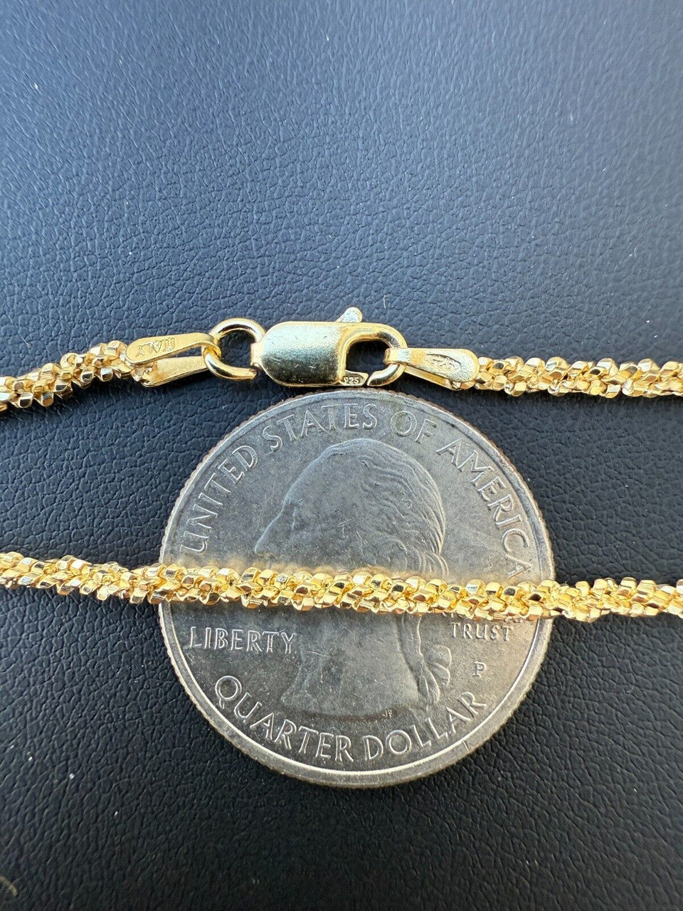 Sparkle Link Bracelet | 14k Gold Vermeil 925 Sterling Silver
