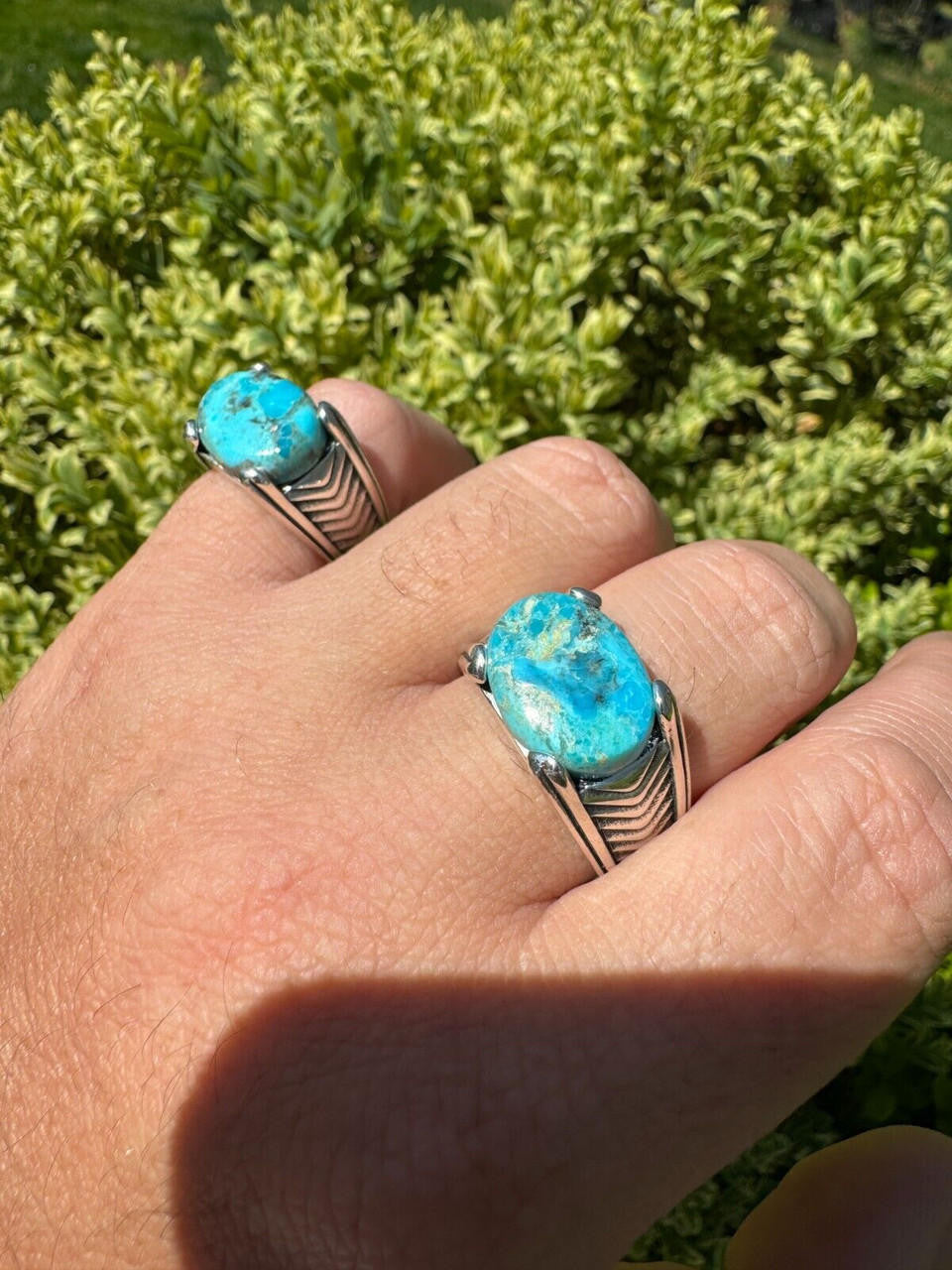 Classic Stone Eye Ring | 925 Silver Oxidized
