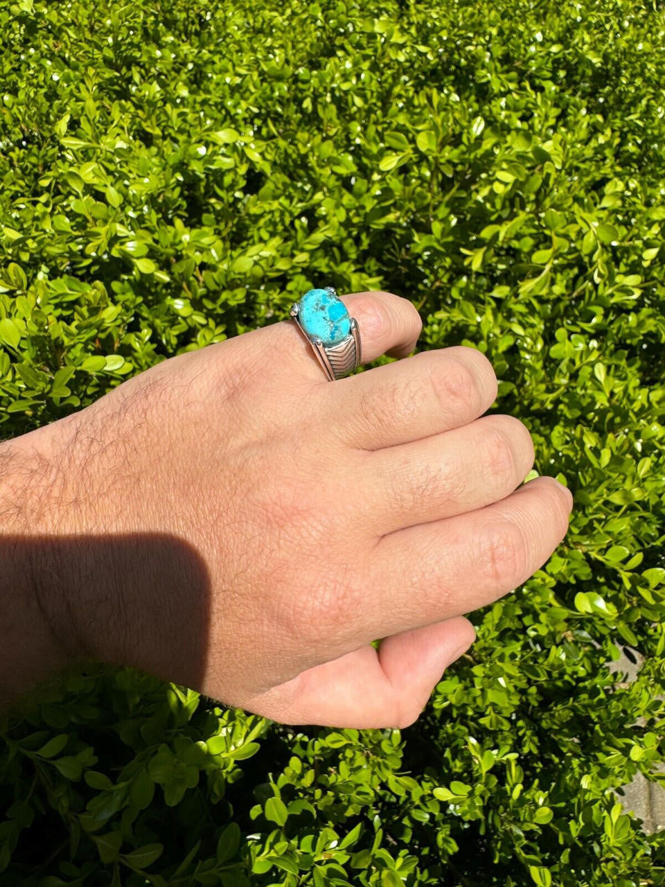 Classic Stone Eye Ring | 925 Silver Oxidized