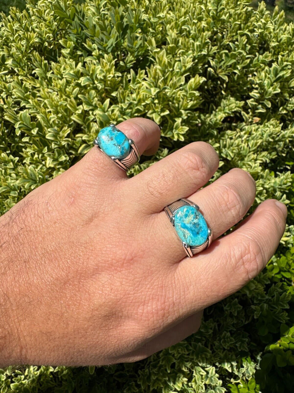 Classic Stone Eye Ring | 925 Silver Oxidized