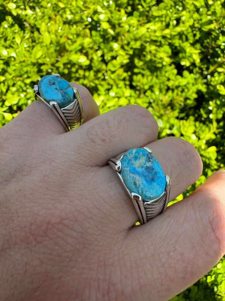 Classic Stone Eye Ring | 925 Silver Oxidized