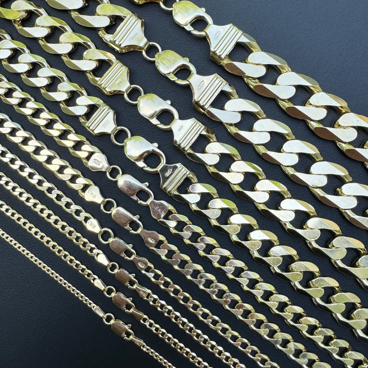 Curb Link Chain Necklace Or Bracelet | 14k Gold Vermeil 925 Silver