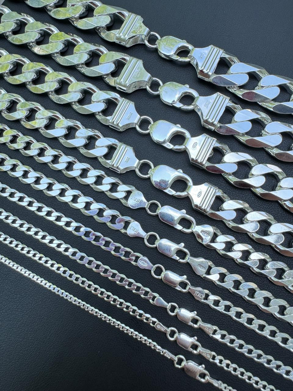 Curb Link Chain Necklace Or Bracelet | 925 Sterling Silver