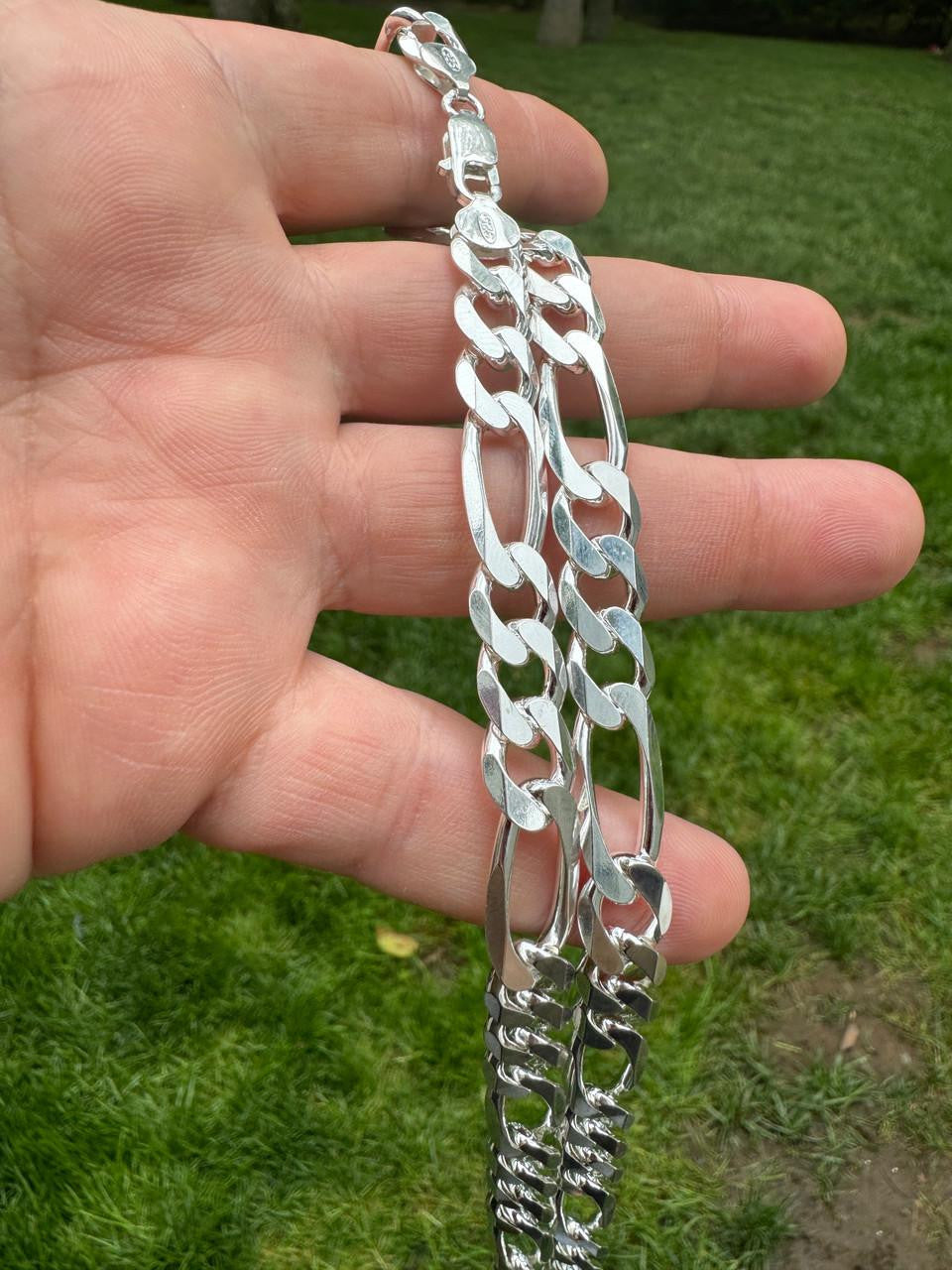 Figaro Link Chain Necklace Or Bracelet | 925 Sterling Silver