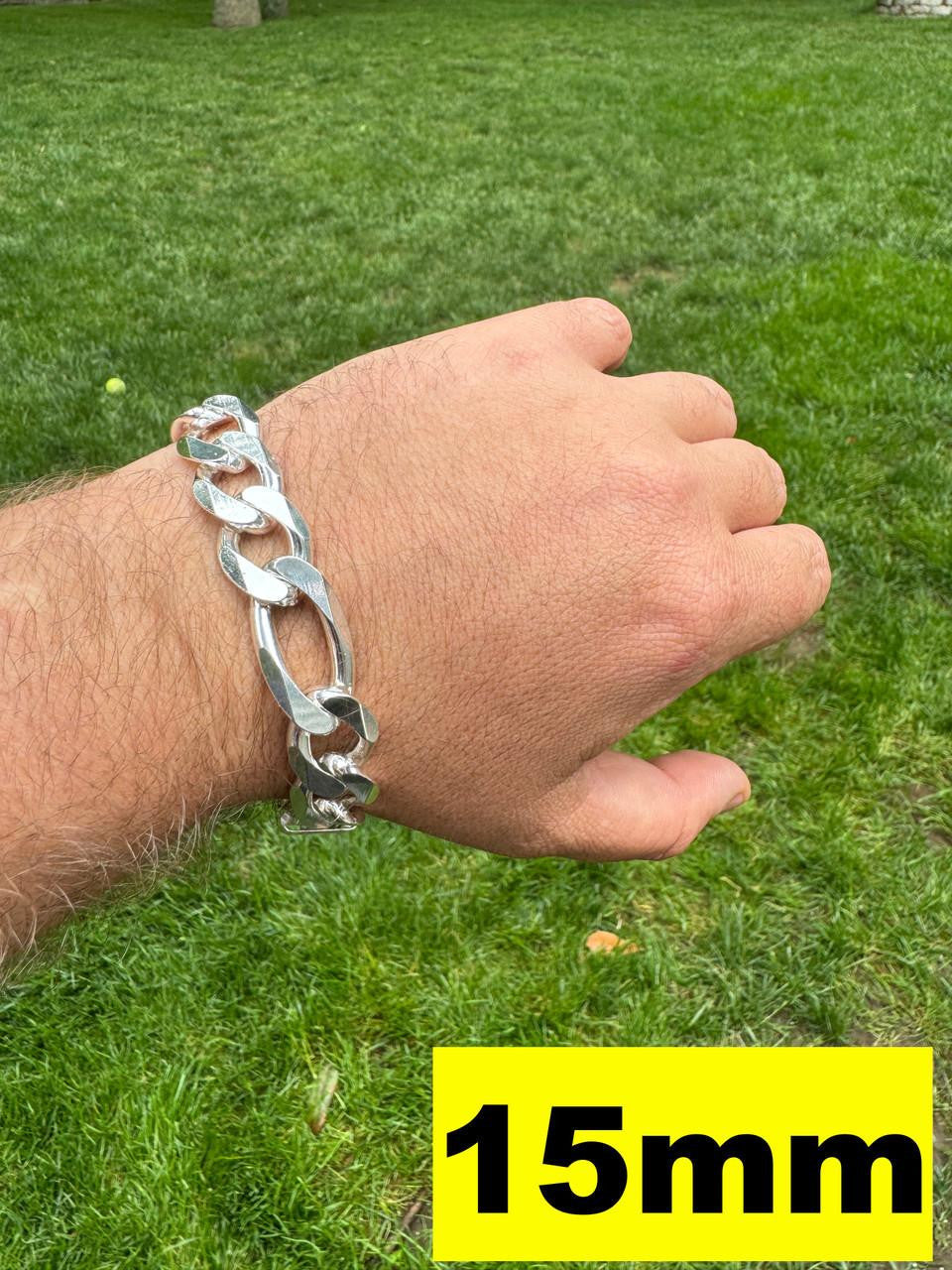 Figaro Link Chain Necklace Or Bracelet | 925 Sterling Silver