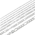 Figaro Link Chain Necklace Or Bracelet | 925 Sterling Silver
