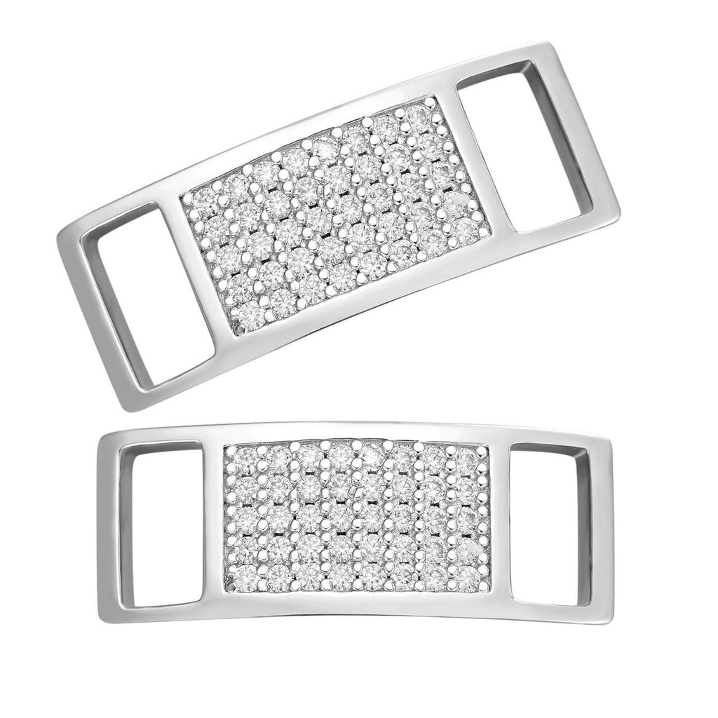 Iced Out Lace Locks | 925 Silver | CZ