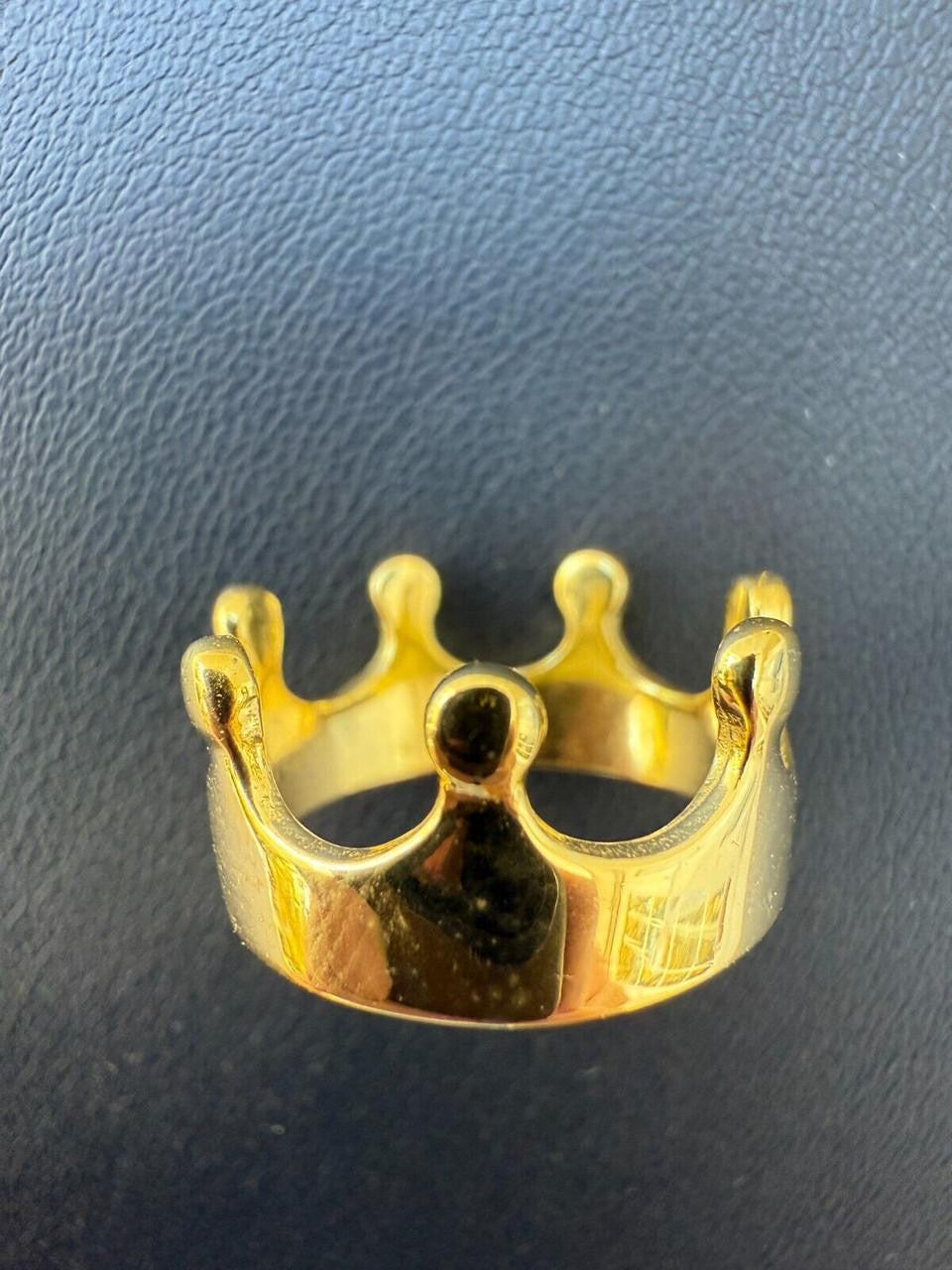 King/Queen Crown Ring | 14k Gold Vermeil 925 Silver