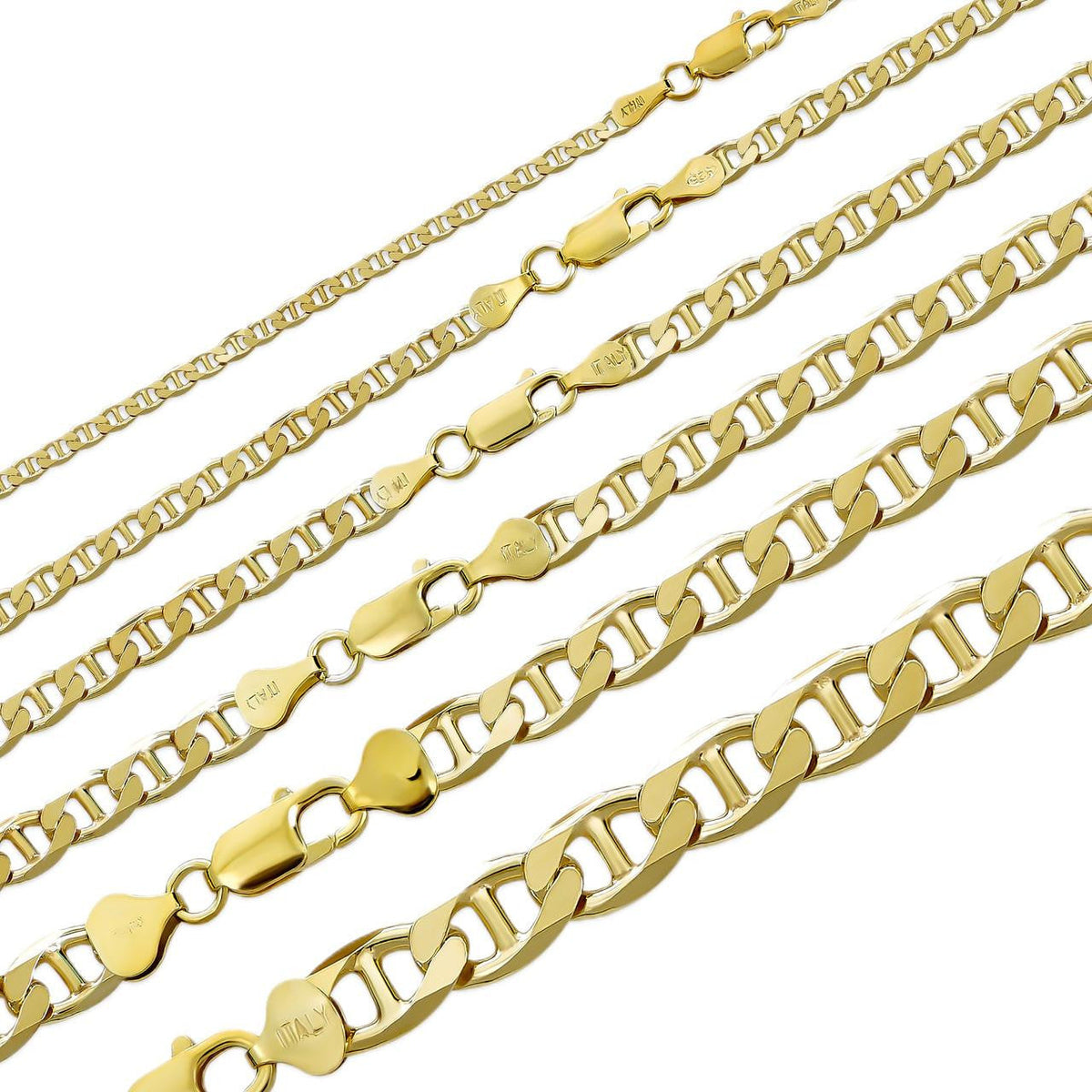 Mariner Link Chain Necklace Or Bracelet | 14k Gold Vermeil 925 Sterling Silver