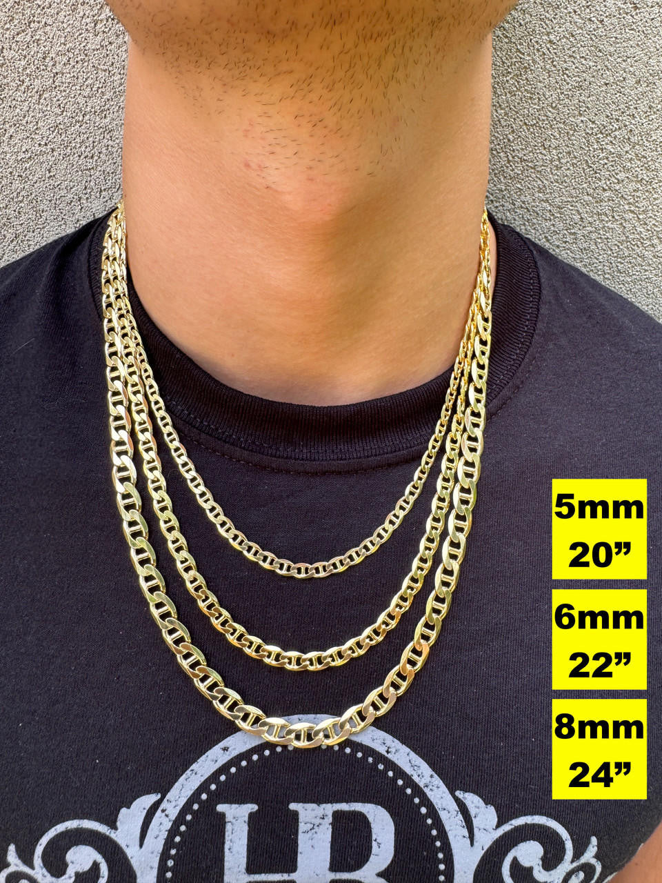Mariner Link Chain Necklace Or Bracelet | 14k Gold Vermeil 925 Sterling Silver