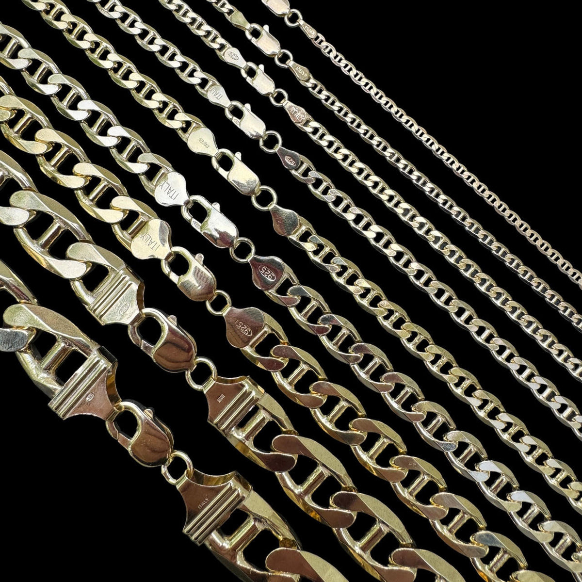 Mariner Link Chain Necklace Or Bracelet | 14k Gold Vermeil 925 Sterling Silver