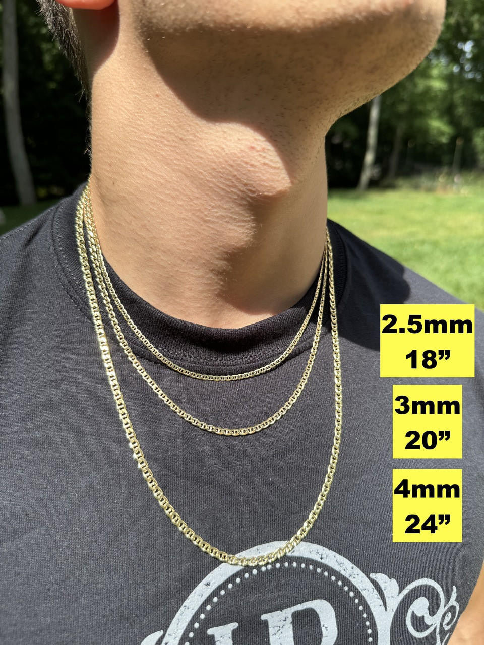 Mariner Link Chain Necklace Or Bracelet | 14k Gold Vermeil 925 Sterling Silver