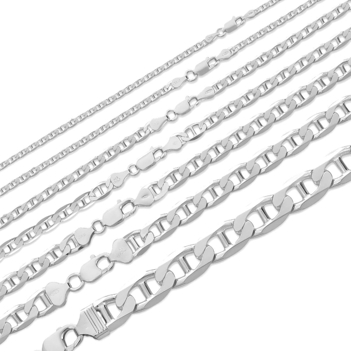 Mariner Link Chain Necklace Or Bracelet | 925 Sterling Silver