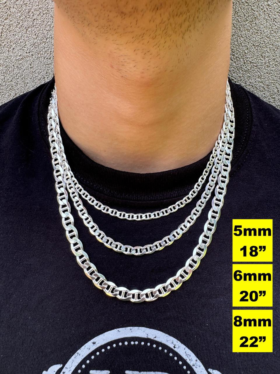 Mariner Link Chain Necklace Or Bracelet | 925 Sterling Silver
