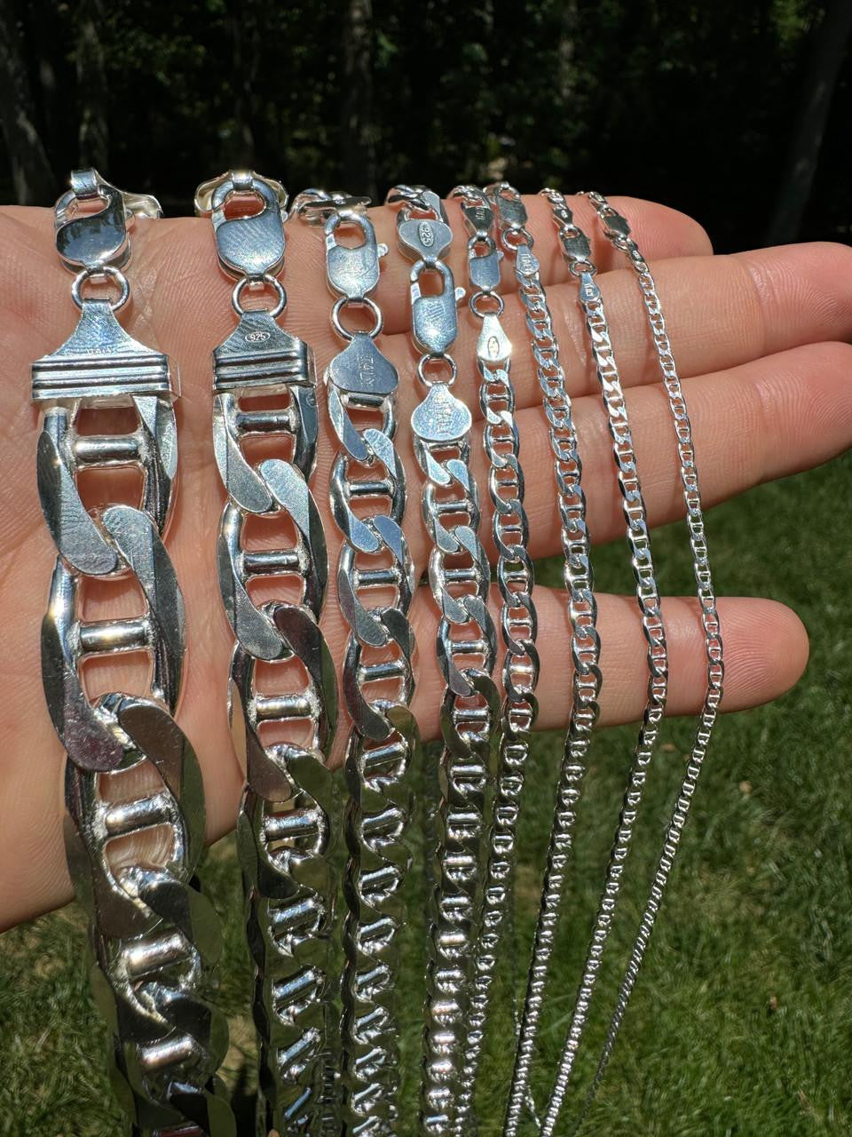Mariner Link Chain Necklace Or Bracelet | 925 Sterling Silver