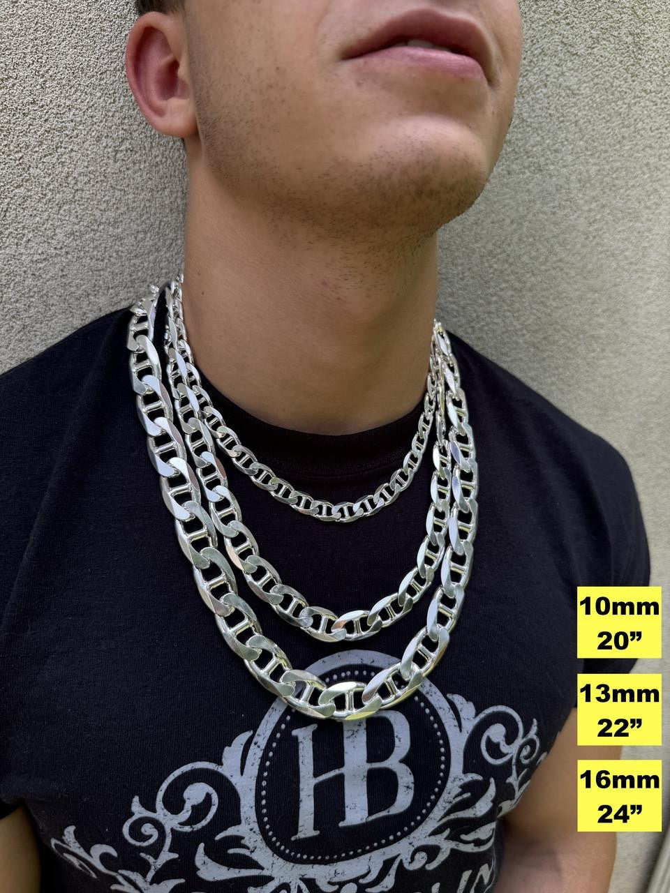 Mariner Link Chain Necklace Or Bracelet | 925 Sterling Silver