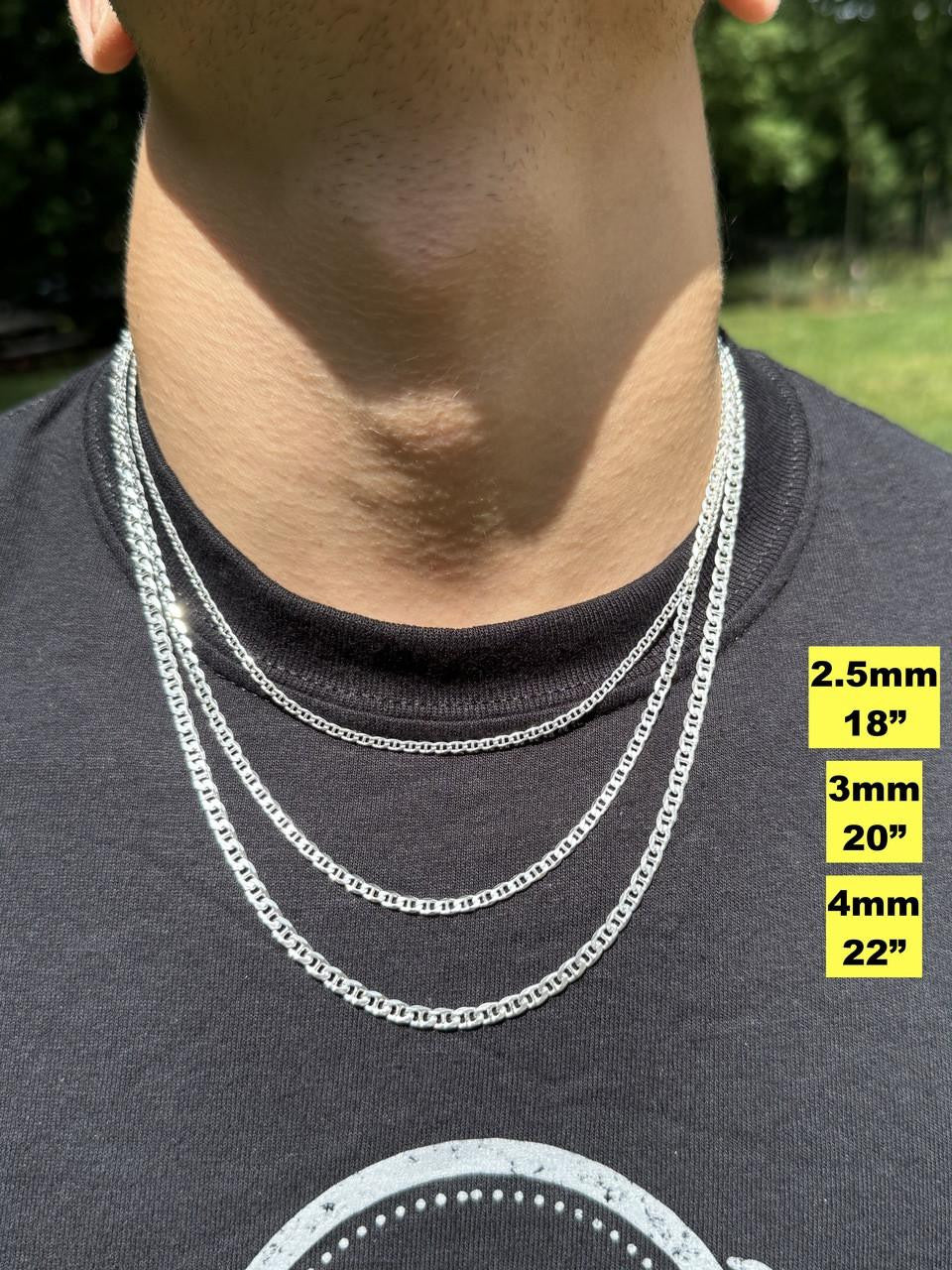 Mariner Link Chain Necklace Or Bracelet | 925 Sterling Silver