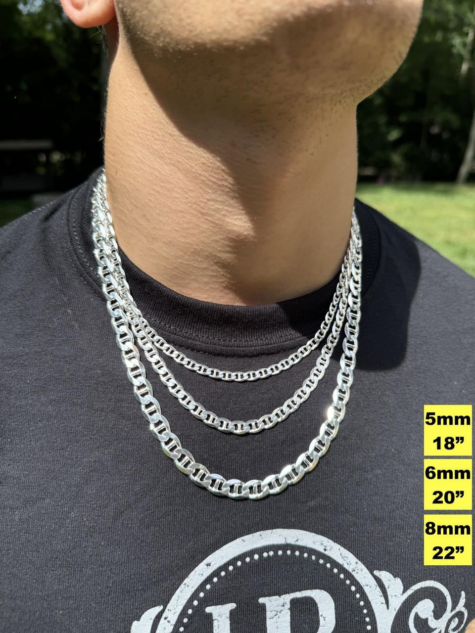 Mariner Link Chain Necklace Or Bracelet | 925 Sterling Silver