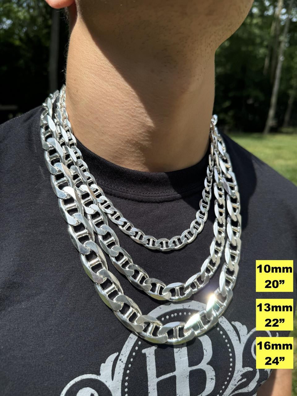 Mariner Link Chain Necklace Or Bracelet | 925 Sterling Silver