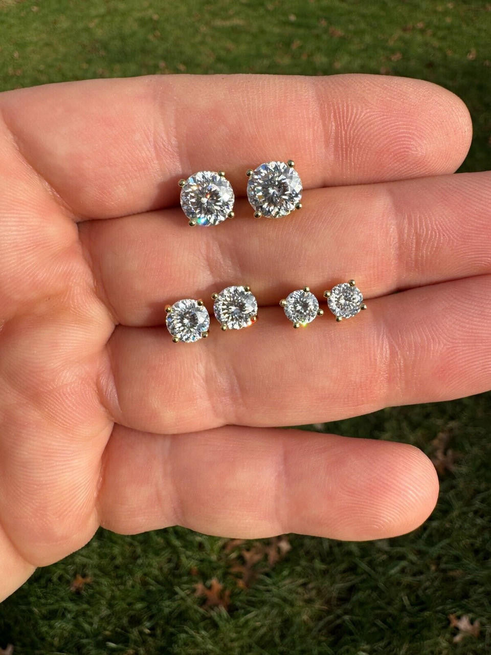 Moissanite Portuguese Cut | 100 Facets Each Stone