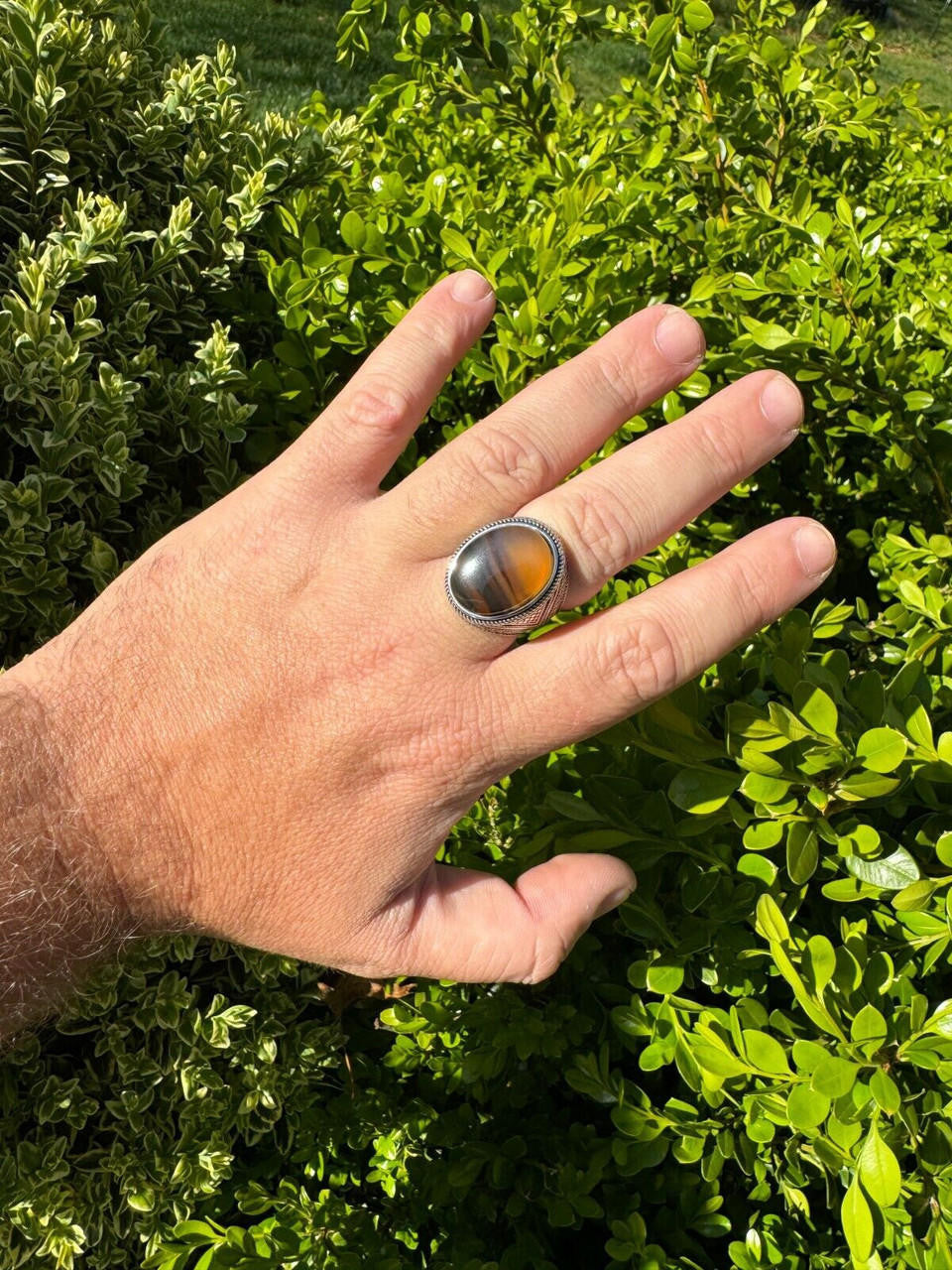 Wisdom Is Power Ring | 925 Silver Oxidized