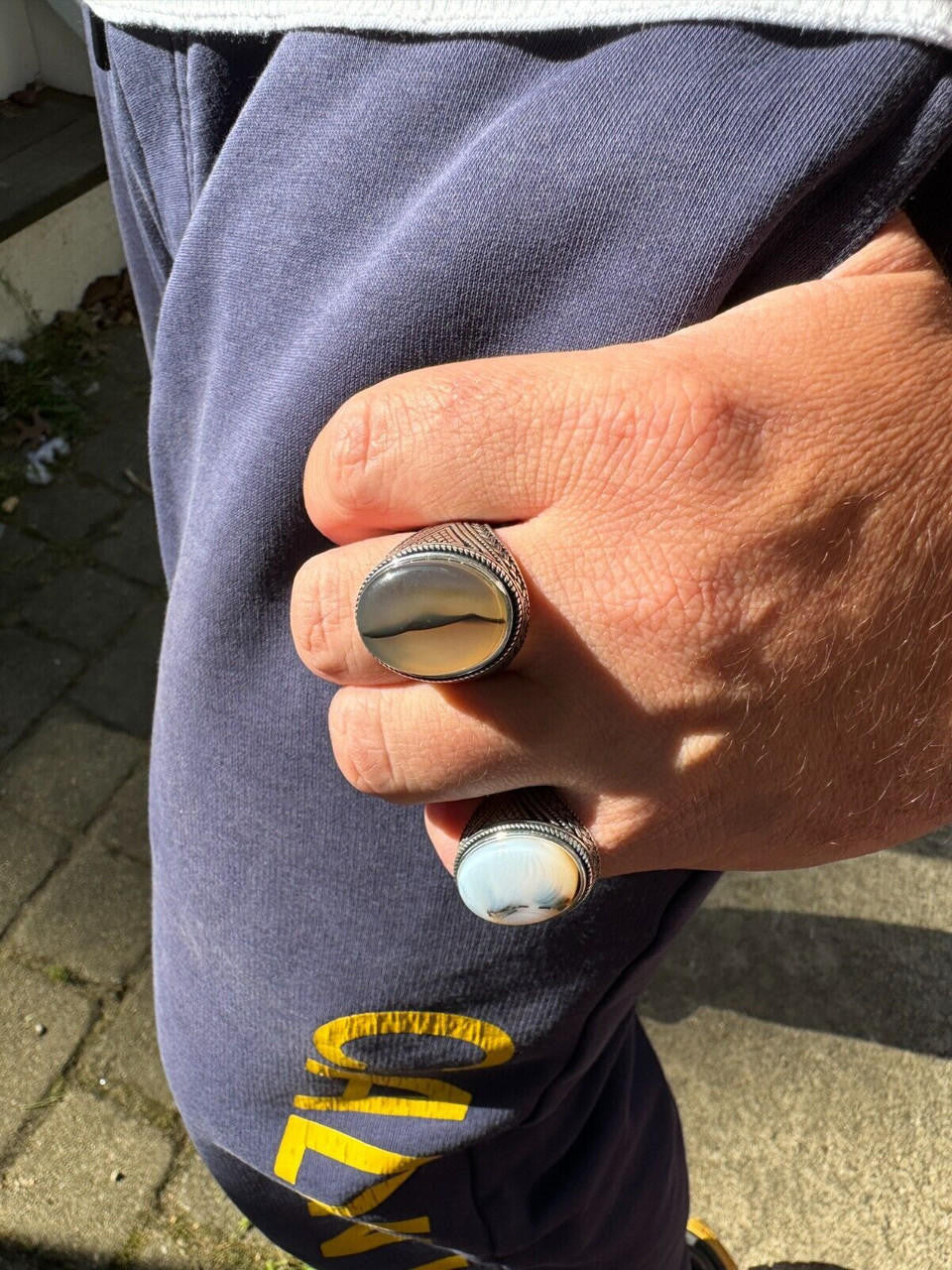 Wisdom Is Power Ring | 925 Silver Oxidized