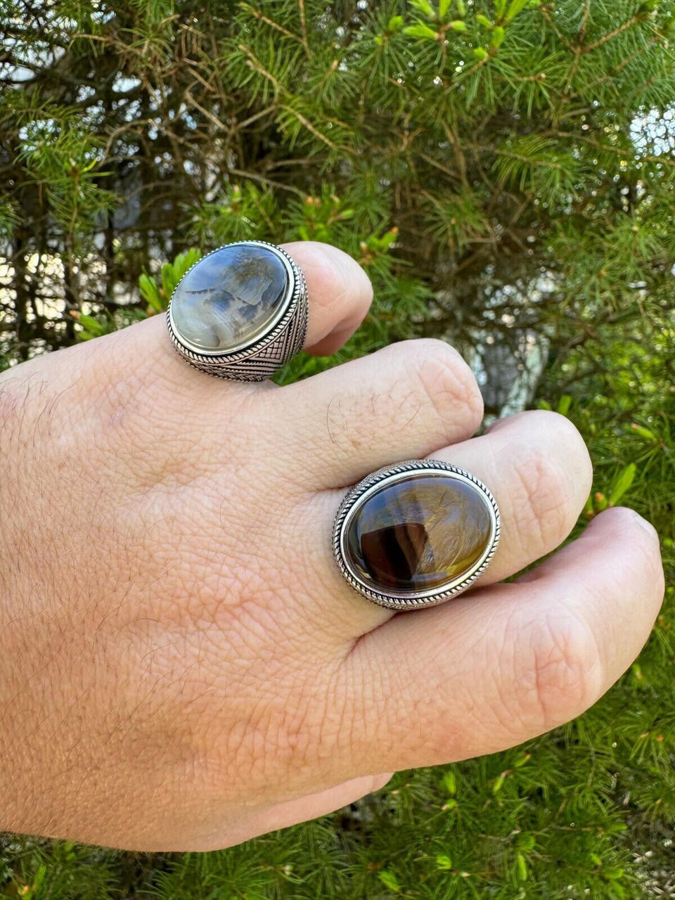 Wisdom Is Power Ring | 925 Silver Oxidized
