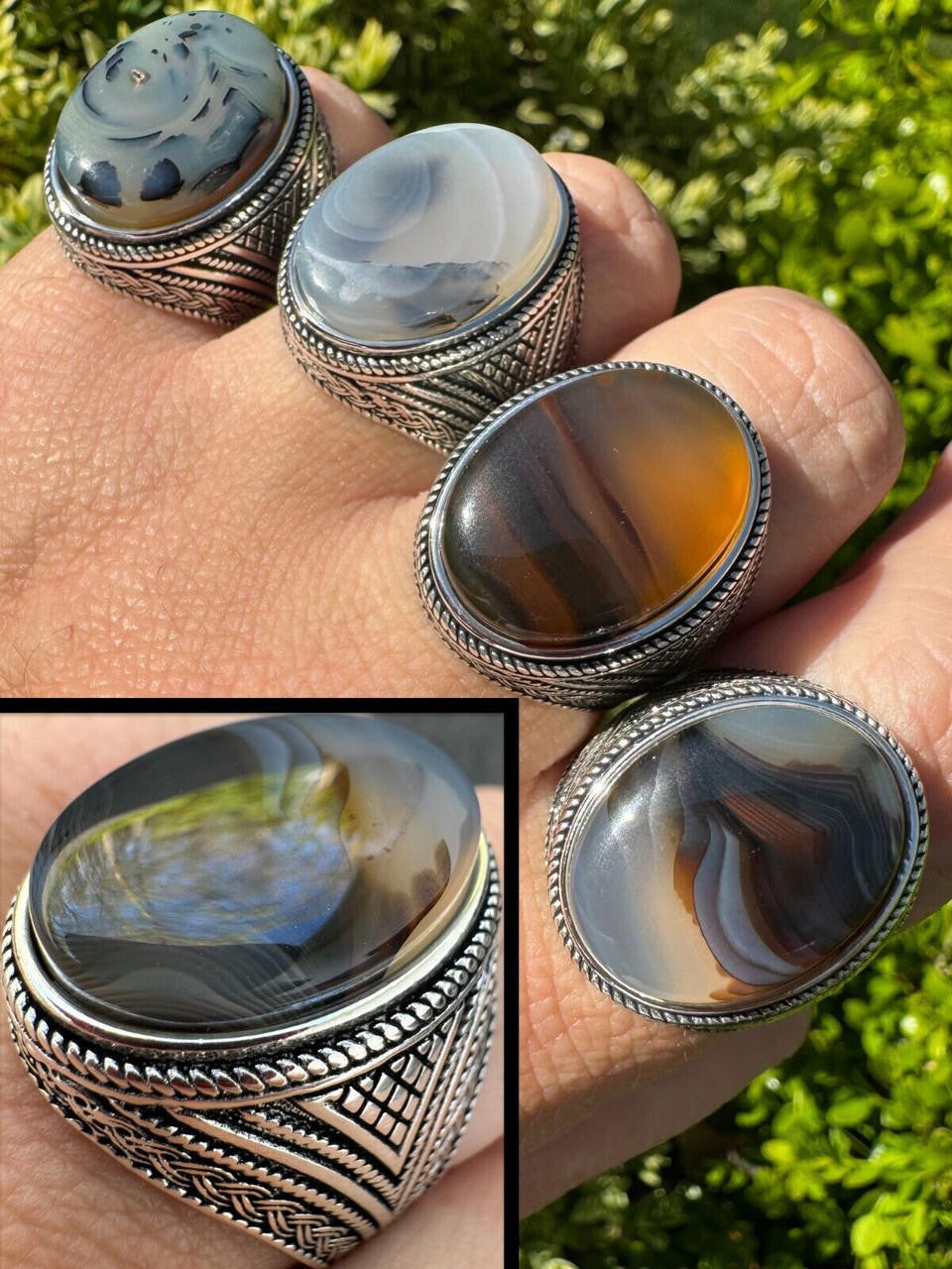 Wisdom Is Power Ring | 925 Silver Oxidized