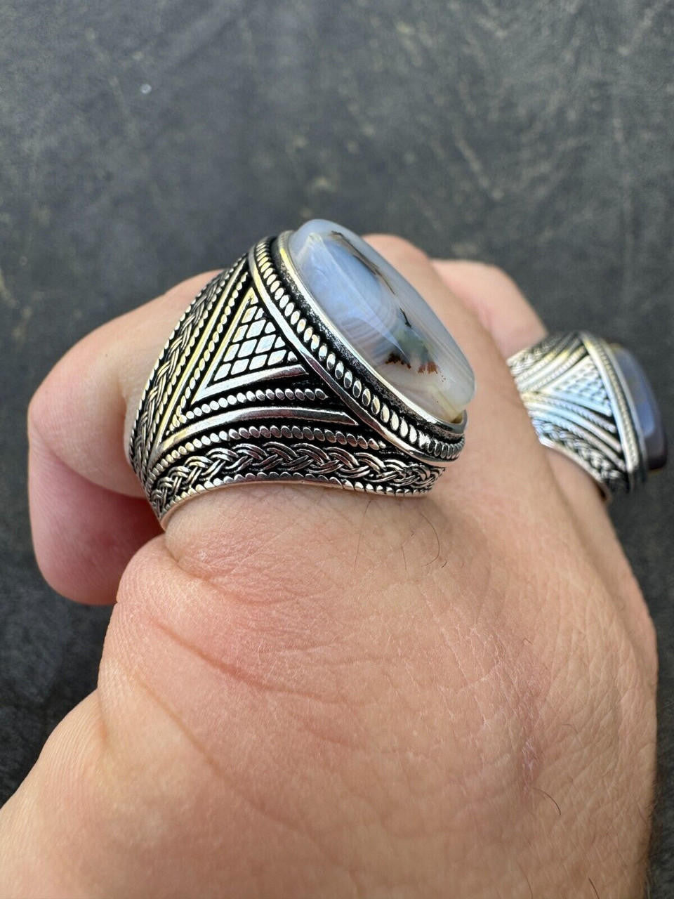 Wisdom Is Power Ring | 925 Silver Oxidized