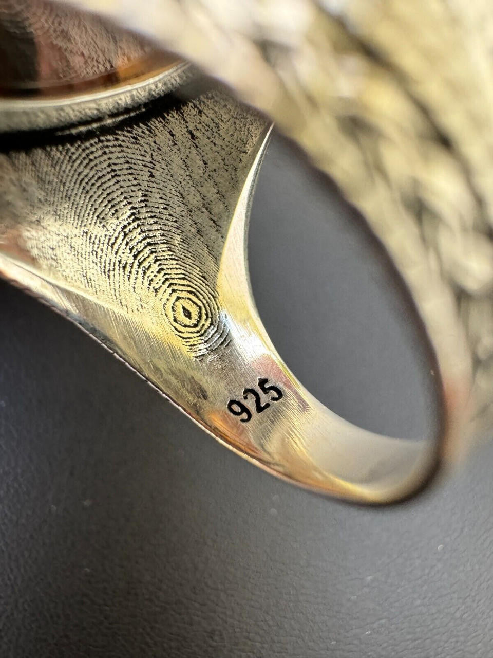 Wisdom Is Power Ring | 925 Silver Oxidized