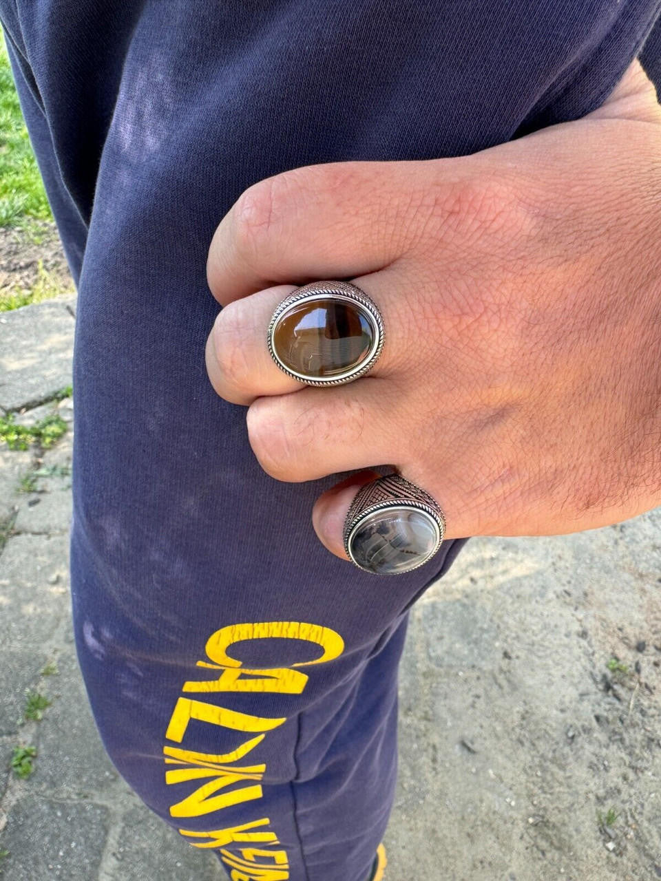 Wisdom Is Power Ring | 925 Silver Oxidized