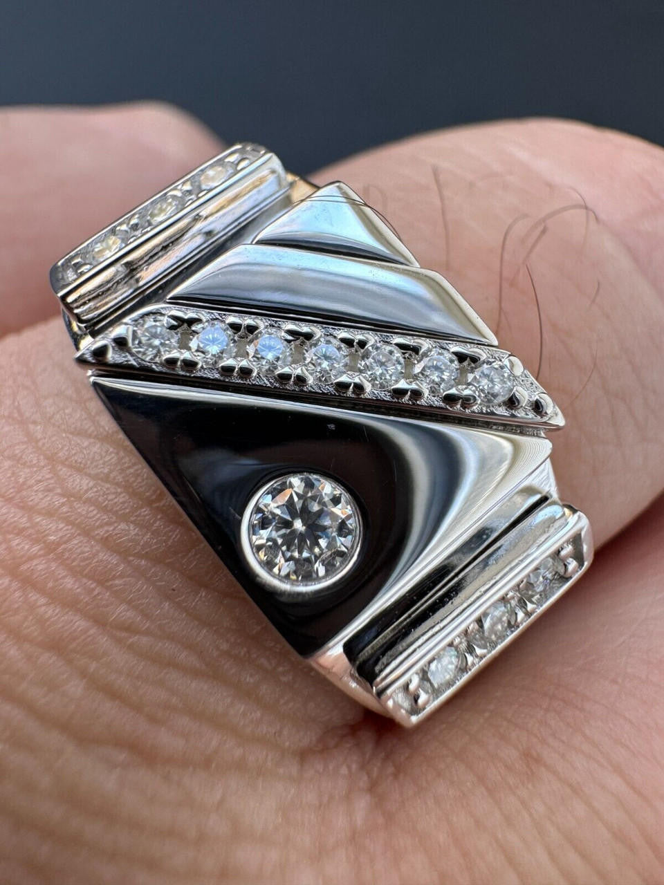 Moissanite Old Timer Ring | 925 Silver
