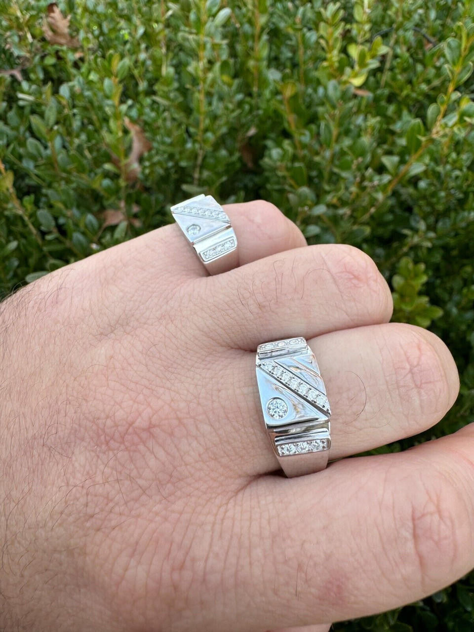 Moissanite Old Timer Ring | 925 Silver