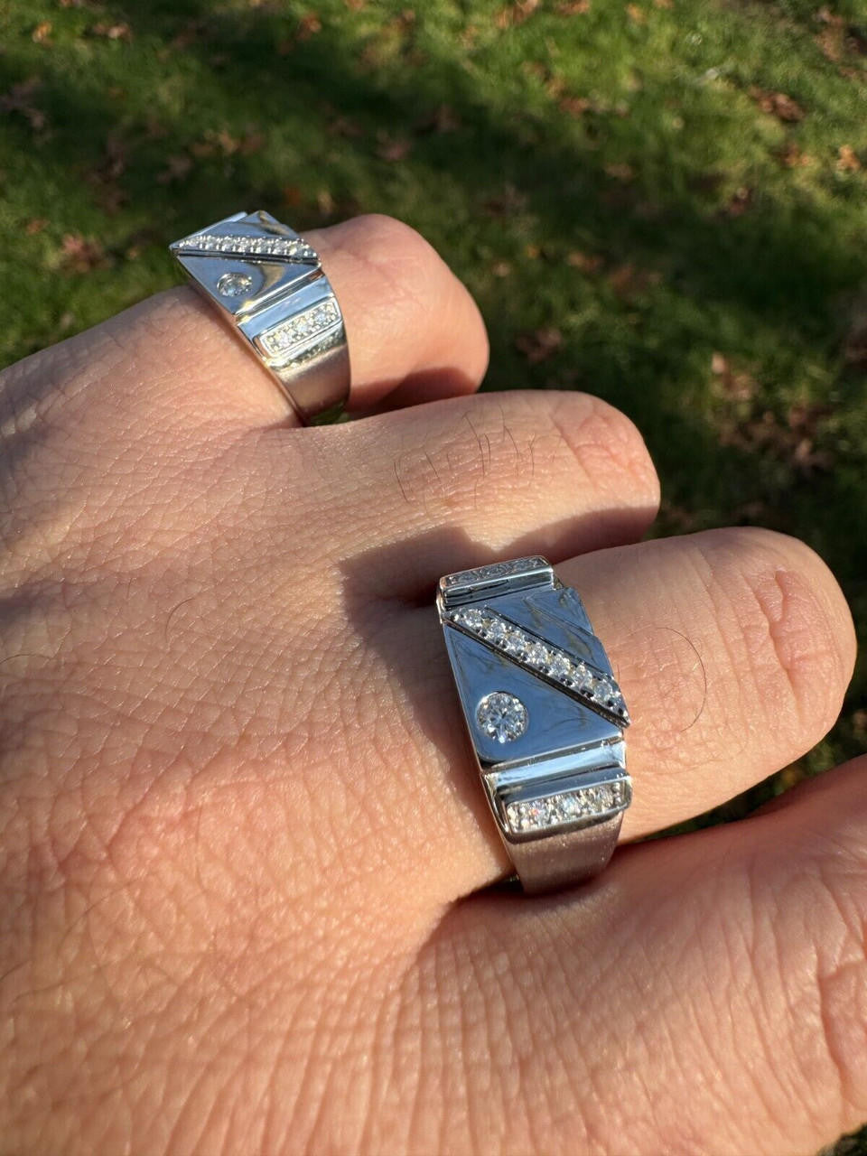 Moissanite Old Timer Ring | 925 Silver