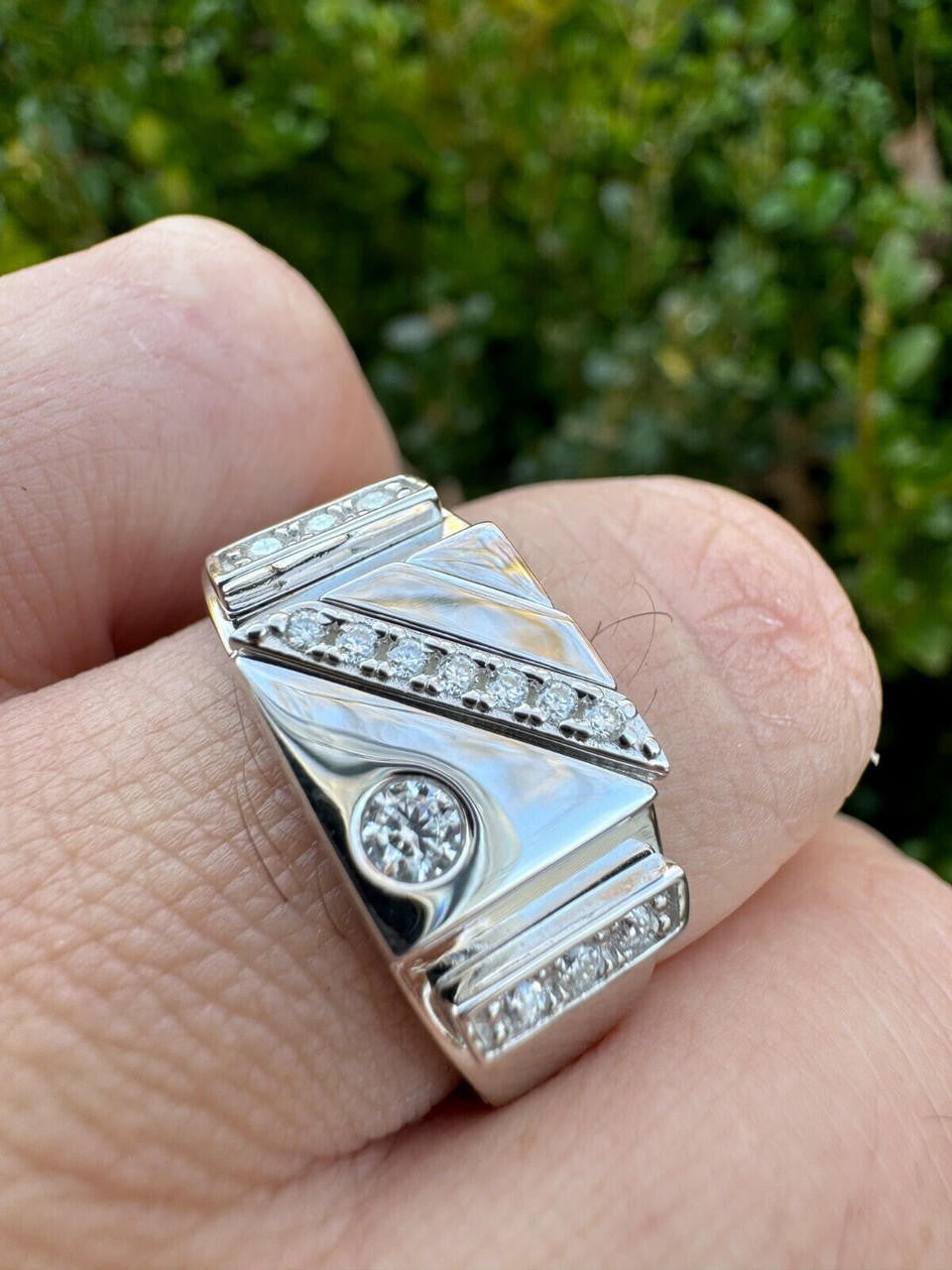 Moissanite Old Timer Ring | 925 Silver