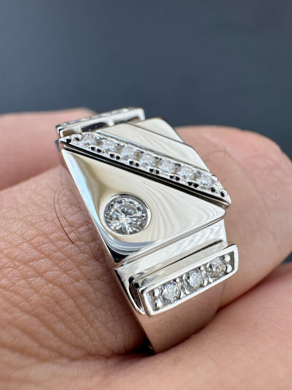 Moissanite Old Timer Ring | 925 Silver