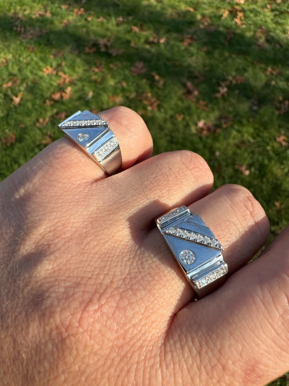 Moissanite Old Timer Ring | 925 Silver