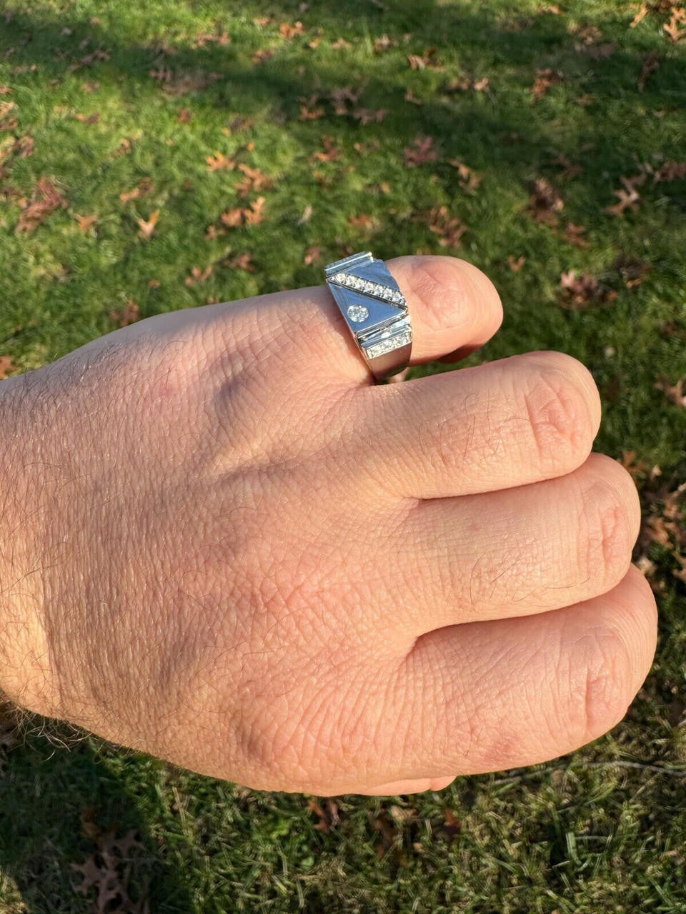 Moissanite Old Timer Ring | 925 Silver