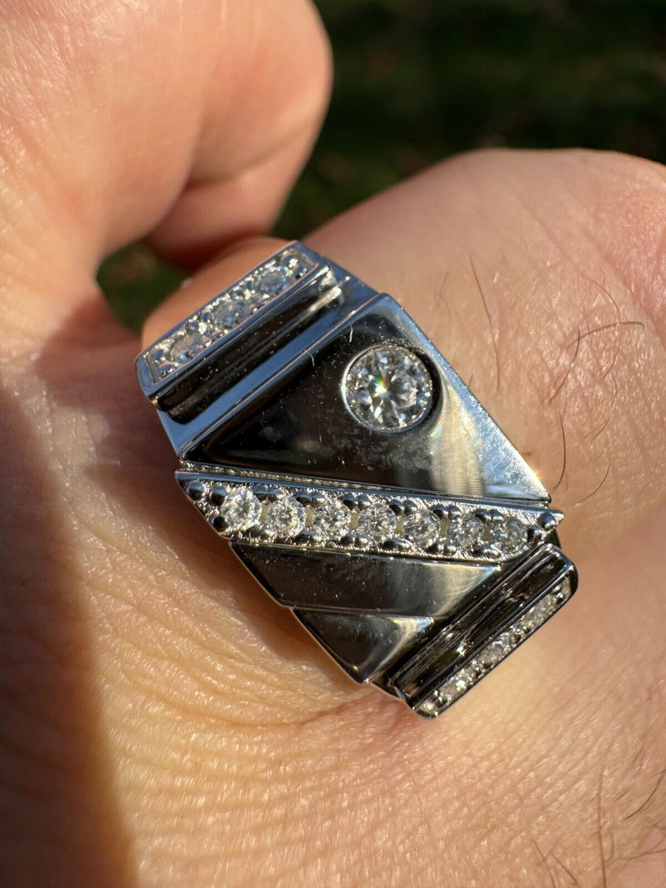 Moissanite Old Timer Ring | 925 Silver