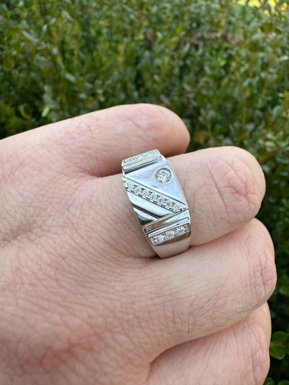 Moissanite Old Timer Ring | 925 Silver